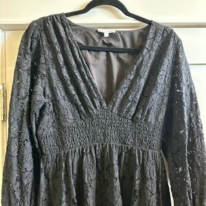 Black lace Baltic Born size large